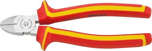 Alicates de corte lateral VDE evitan descargas eléctricas en corte de cables 2