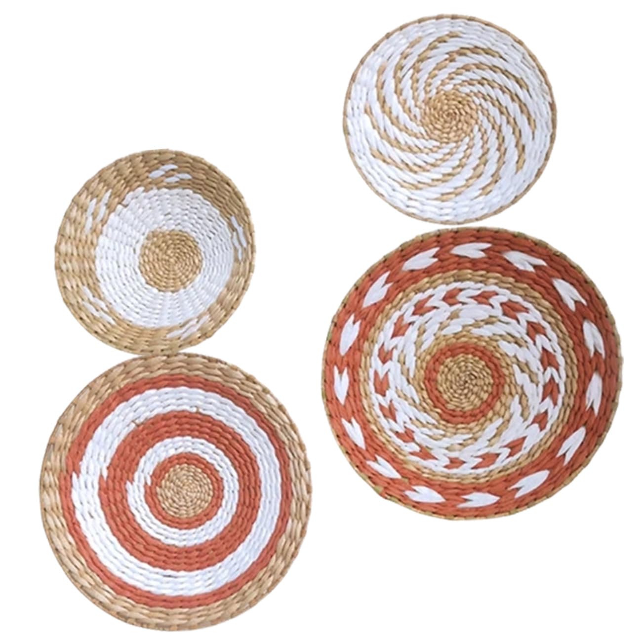 Adornos colgantes para sala Lurrose de fibra natural con auténtico acabado artesanal