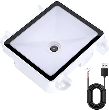 Tera 2D QR Embedded Barcode Scanner Fixed Mount Scanning Module Auto Sensing Scanning 1D Mini Bar Code Reader for Self-Service Kiosks Access Control Logistics Warehouse Industrial Automation, 3100