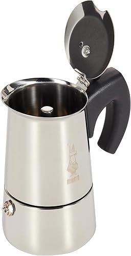 Miniatura 4 de Bialetti Musa cafetera tipo jarra de expreso Plateado