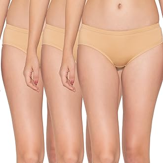 Kalyani Oliver Mid Waist Hipster Style Panties for Girls | Pack of 3