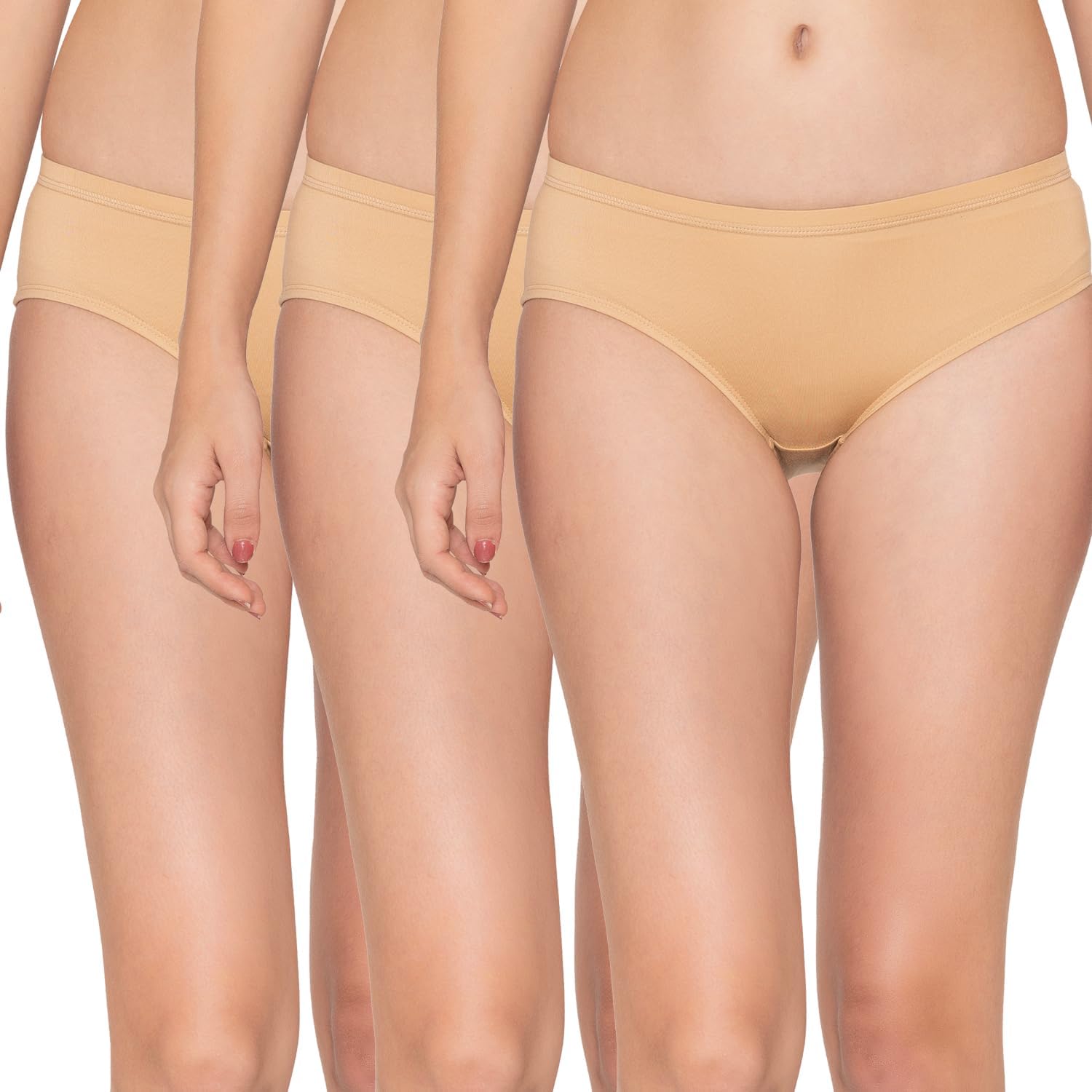 Kalyani Oliver Mid Waist Hipster Style Panties for Girls | Pack of 3