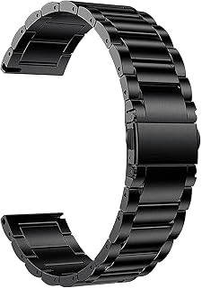 Generic Amazfit gts 3 band, quick release stainless steel metal replacement straps compatible with amazfit gts 2 / gts 2 mini/gt.