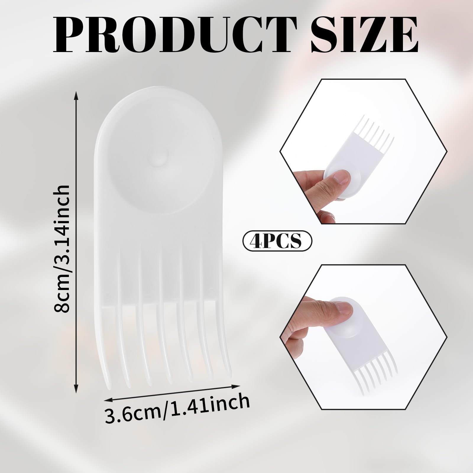 Vegetable Chopper Cleaning Tools - 4 Pack -2