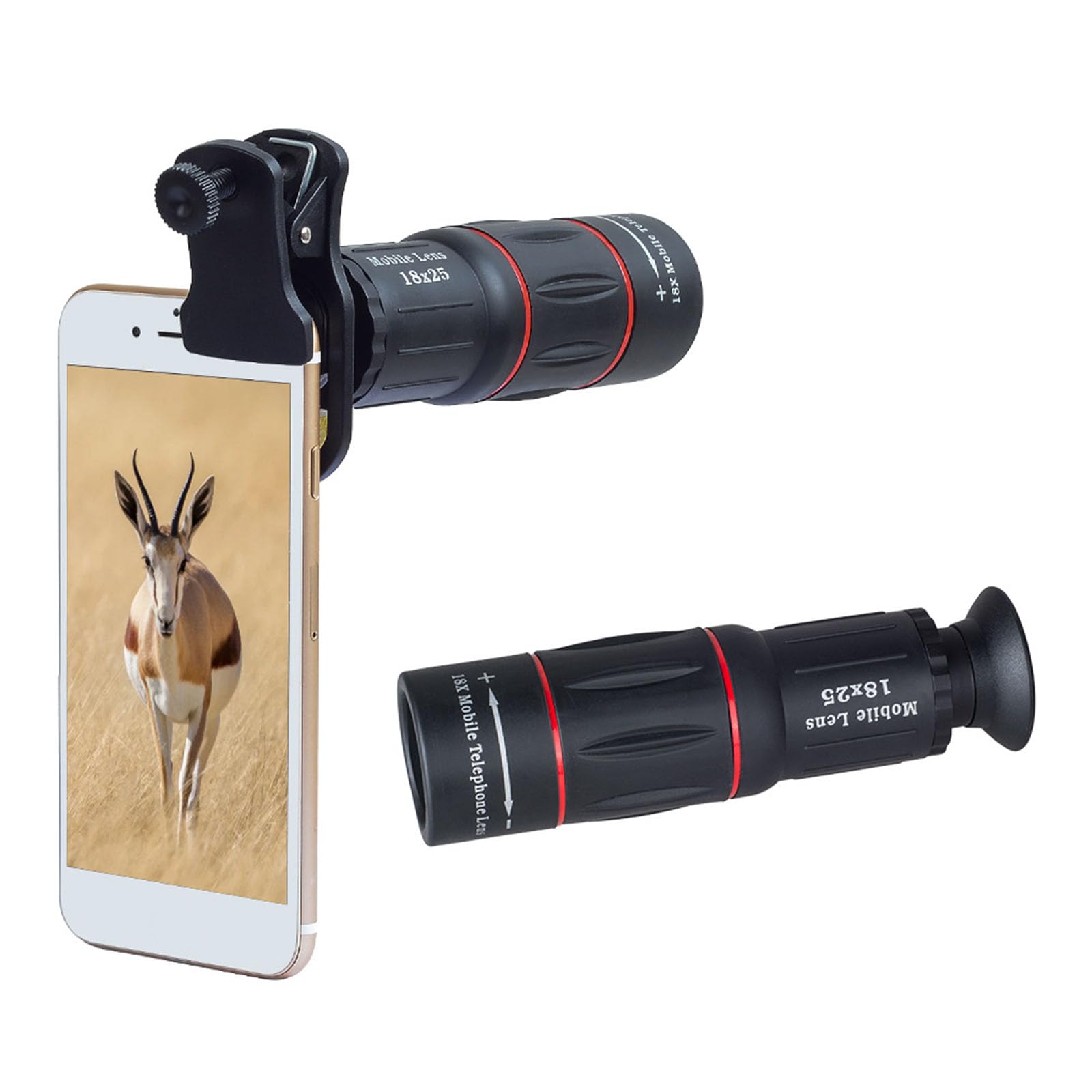 Cellulare Camera Lens Set Scatta Foto Con Obiettivo Telescopico 18X Compatibile Per Concerti Sport Evento All'aperto