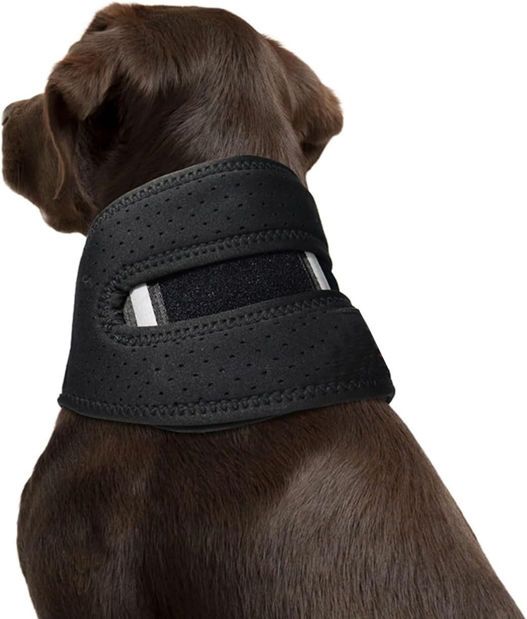 ZHHSUNY Pet Cervical Collar Neck Brace for Dog Cat Pain Relief,Canine Wrap Protect Wounds Heal Support,Due to Arthritis to Injury Cervical Brace Helps Recover from Cervical Sprains (M) - Image 2