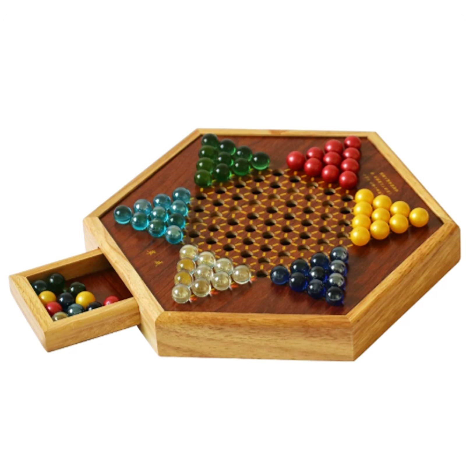 Gioco da Tavolo Dama per Adulti, Facile da Pulire, Dotato di Scatola portaoggetti, Adatto per Giochi da Tavolo(A,52 * 26cm)