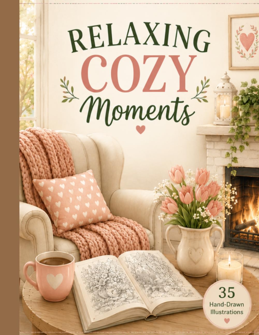 Relaxing Cozy Moments: A Hygge Coloring Book for Peaceful Days (Cozy Hygge Collection)