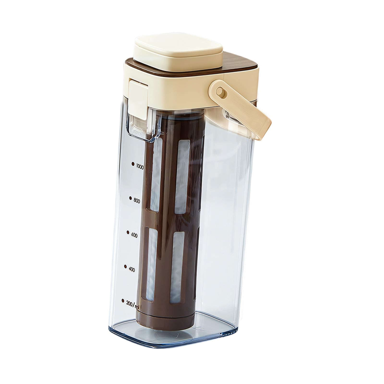 PANGBOER Stylish Iced Coffee Container Excellent for Home Cooking with Robust Construction Sealable Coffee Container