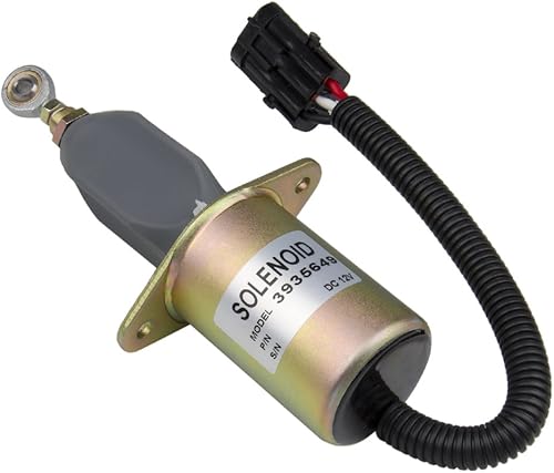 Reemplazo 12V solamente combustible apagado solenoide 3" para 5.9L o 8.3L Cummins motor diesel 3935649