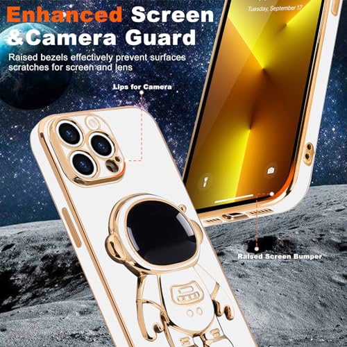 Pepmune for iPhone 13 Pro Max Case with Cute 3D Astronaut Stand, White by Pepmune - Used condition - Image 3