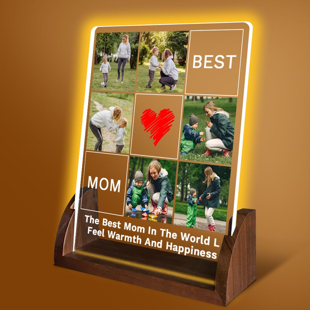 Harindiver Personalized Night Light Gifts for Mom, Mothers Day, Birthday, Thanksgiving, Christmas, Unique Night Lamp Present (Style 8) — image 1