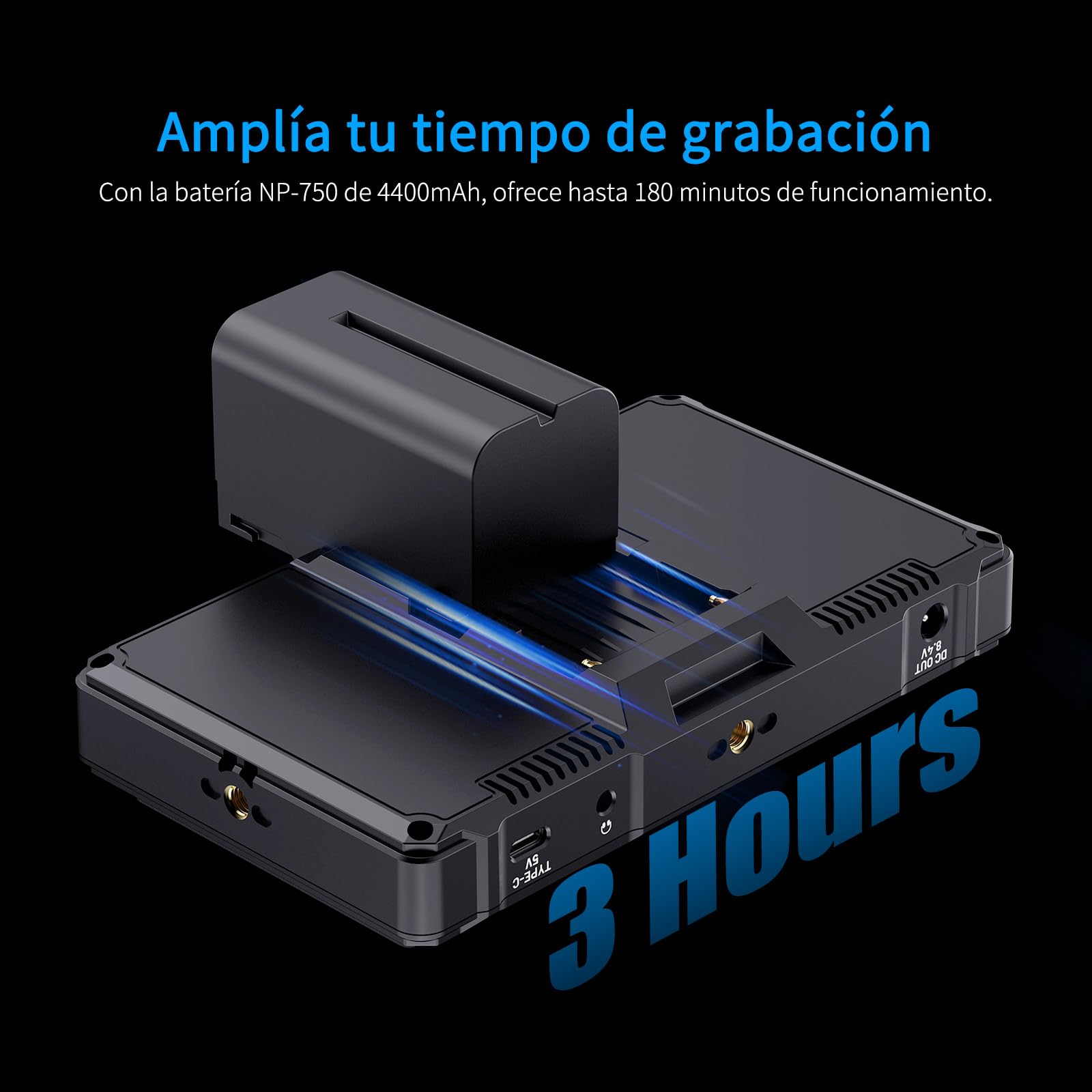 FEELWORLD FW568 Pro 6 Pulgadas 1200nit Alto Brillo Cámara Monitor de Campo con F750 4400mAh Batería y Bolsa, Custom 3D LUT 4K 60Hz HDMI en la Salida de Forma de Onda de Supervisión de Peso Ligero