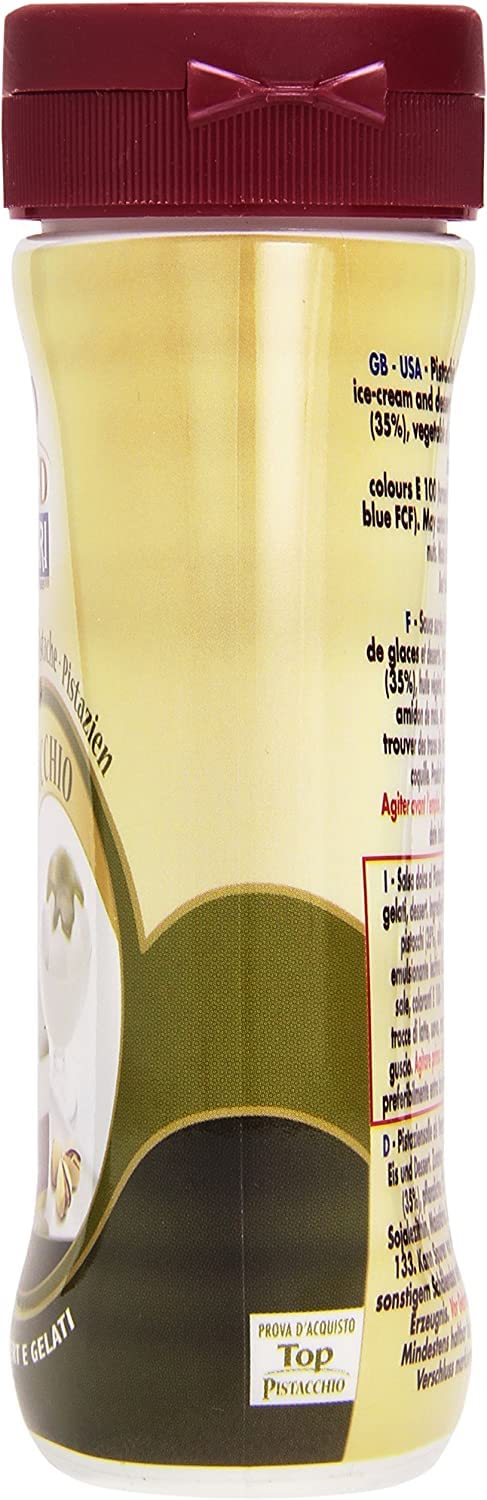 Italian Gourmet Topping Pistacchio - Salsa de pistacho (6 x 200 g) | Crema dolce - Funda para tartas (1,2 kg, 400 g), color verde cremoso