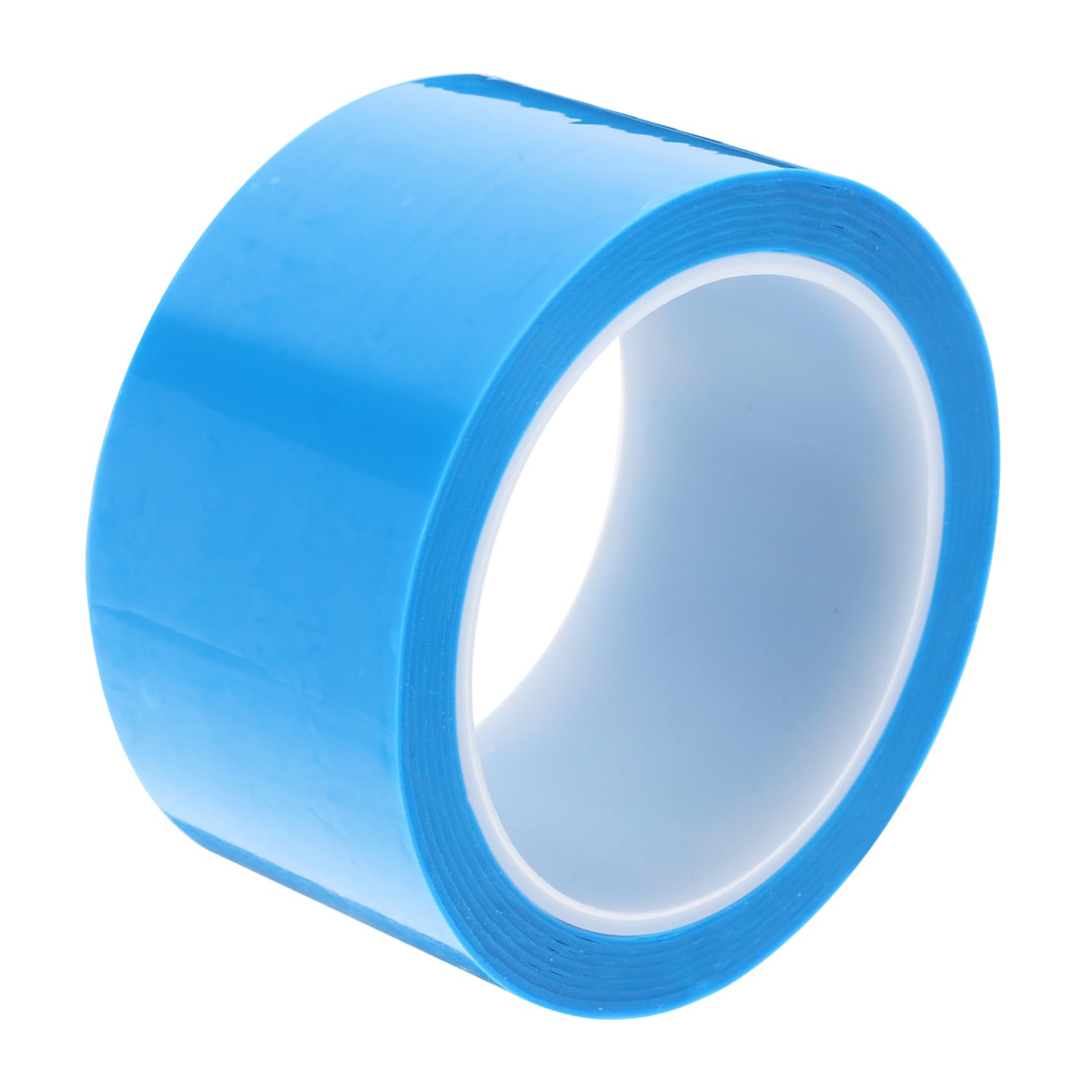 MUCKLILY Pet Material Adhesive Tape Roll 50m Blue Freezer Tape for Refrigerator Heat Resistant High Adhesion No Residue
