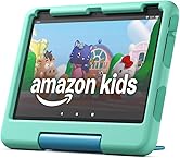Amazon Fire HD 10 Kids tablet (newest gen) | ages 3–7, includes ads-free books, games, apps and videos that children love, 10.1" brilliant screen, parental controls, 2-year worry-free guarantee, 32 GB