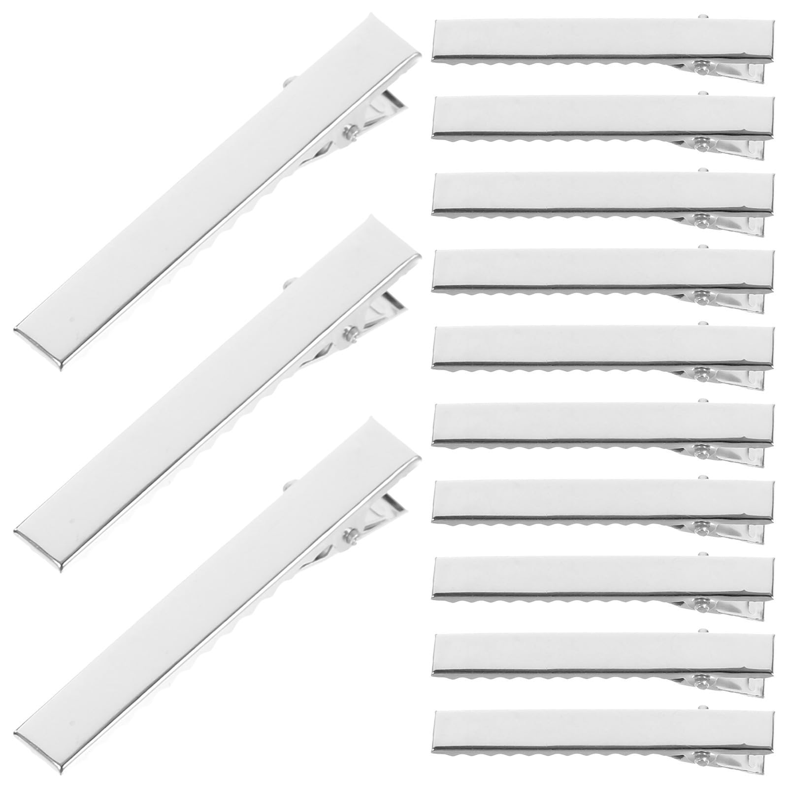 Pinzas de pelo tipo cocodrilo rectangulares de hierro para peluquerías 8