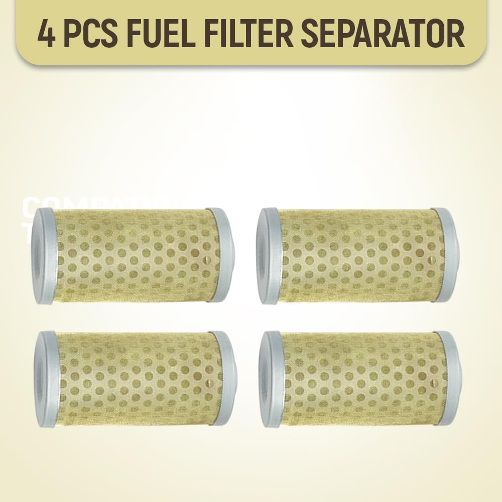 4PCS Fuel Filter Separator Replace 1G311-43380 15831-43380 Fit for K-ubota L M Series L3301 L3560 L3901 M100 M108 M110 M126 M7040 M8200 M8540 D1005 D1105 Tractor