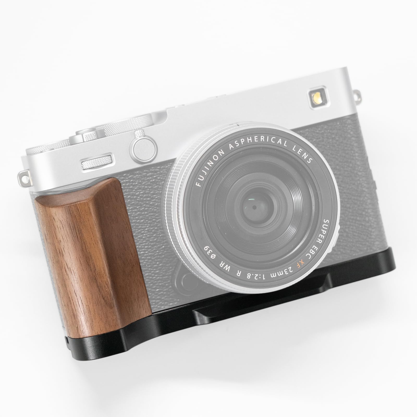 Amazon | Iborrys 高級レトロ実木 カメラグリップ 、対応 FUJIFILM