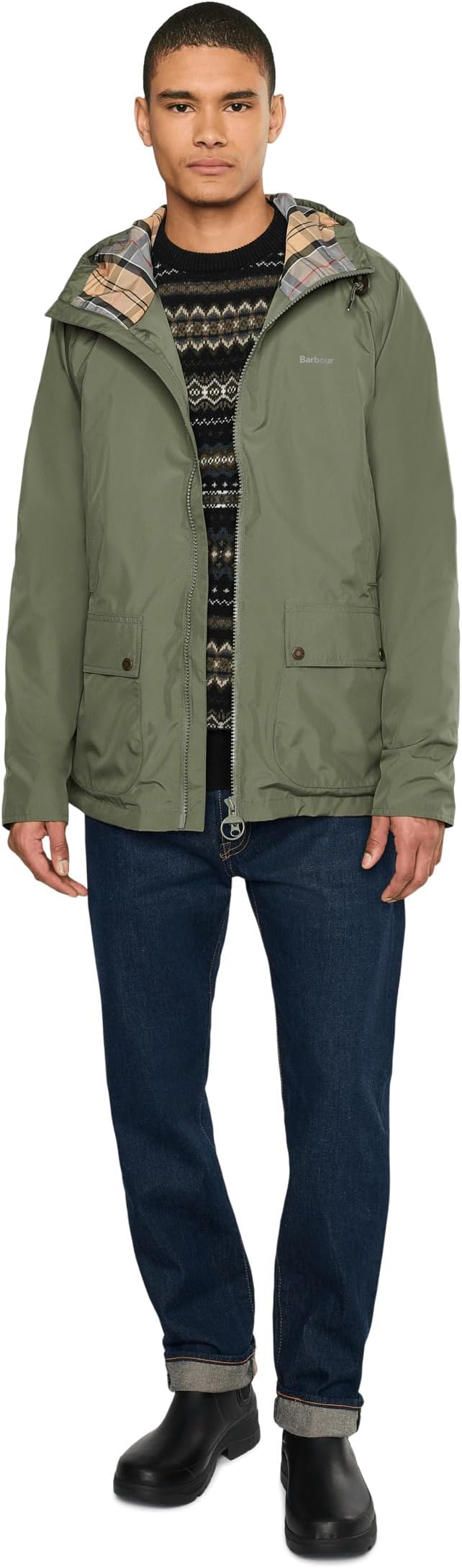 Мужские Barbour Hooded Domus Waterproof Jacket — фото 2