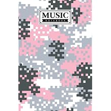 Music Notebook Music Writing Notebook | Blank Sheet Music Notebook, 120 Pages, Size 6" x 9" | Camo Print by Maike Kohl