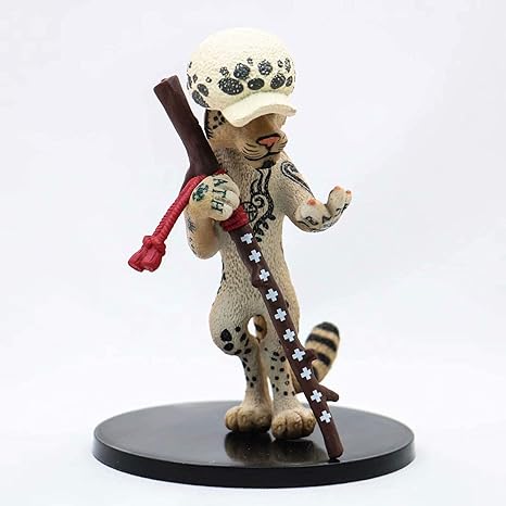 Amazon Co Jp ワンピースアニマルシリーズスノーヒョウトラファルガーローアニメフィギュア漫画ゲームキャラクターモデル像フィギュア玩具グッズ装飾アニメファンキッズプレゼント おもちゃ