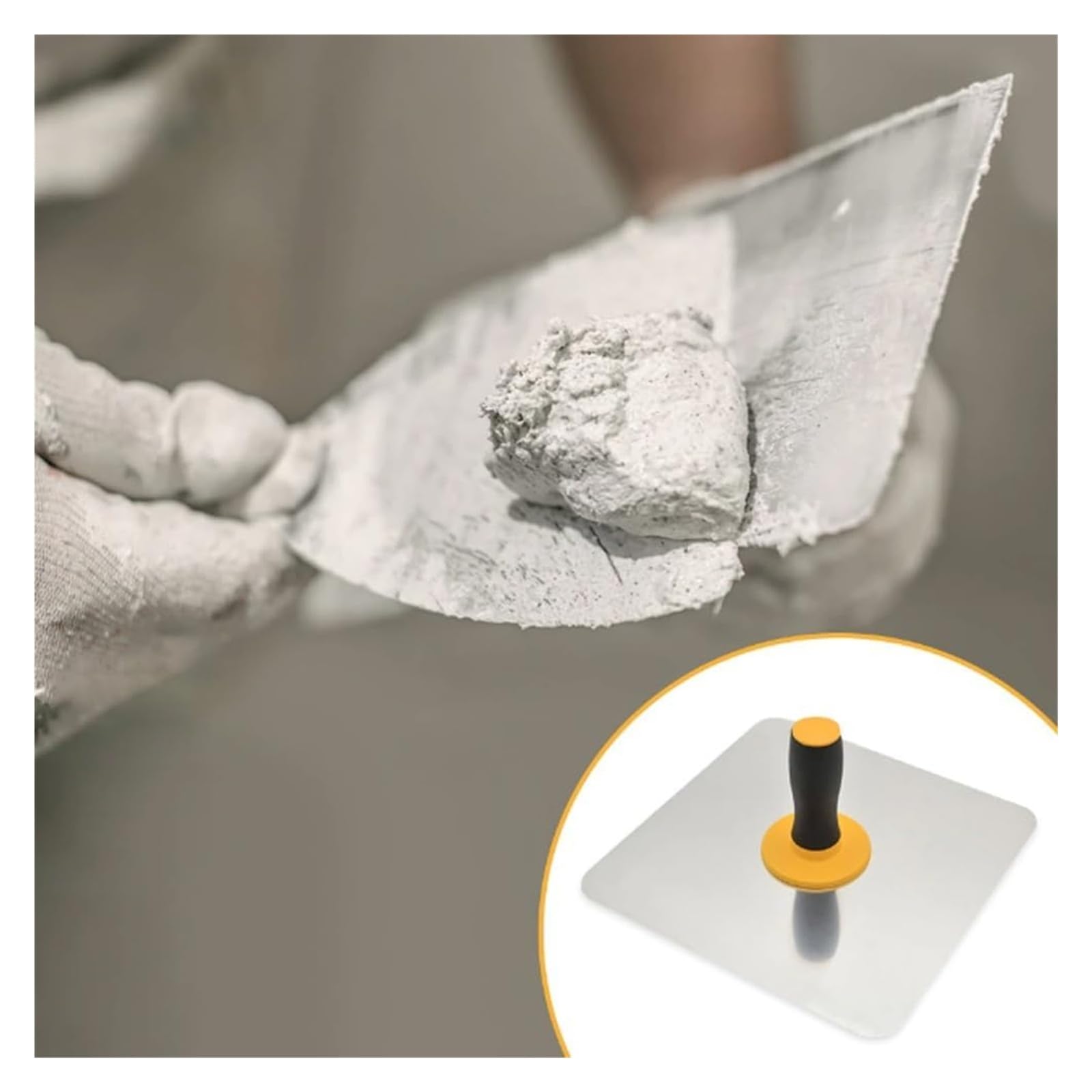 outils pour béton, Plaque de plâtre en aluminium 30 x cm avec poignée souple for plâtrage