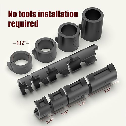 Miniatura 2 de Abrazadera de tubo de fijación de varilla de elevación de silla de oficina Conecte la abrazadera al pistón del cilindro de la silla de oficina