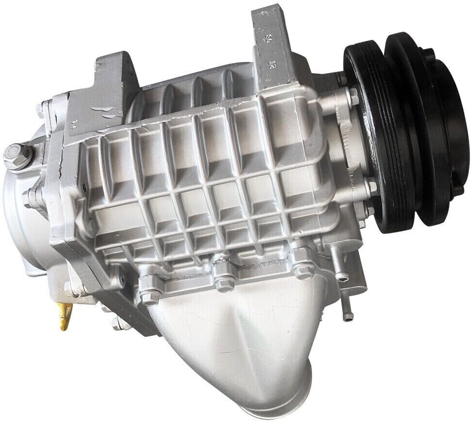 Universal Cherokee Roots Supercharger Kit, Car SUVs Aluminum Compressor Blower Booster Turbine SC14 3L, for Cherokee, TOYOTA, Previa, Buick GL8, HOVER