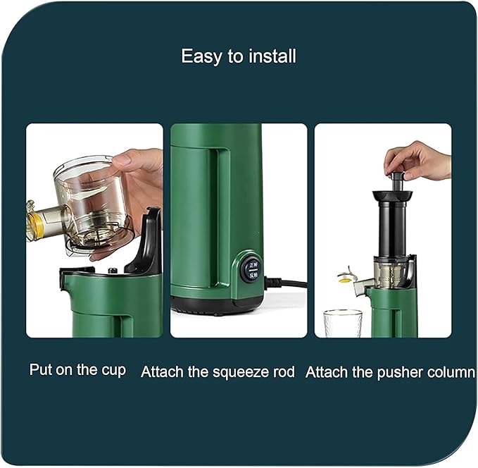 Extractor de Jugos Prensado en Frío Lento y Silencioso 120W Fácil de Limpiar miniatura 8