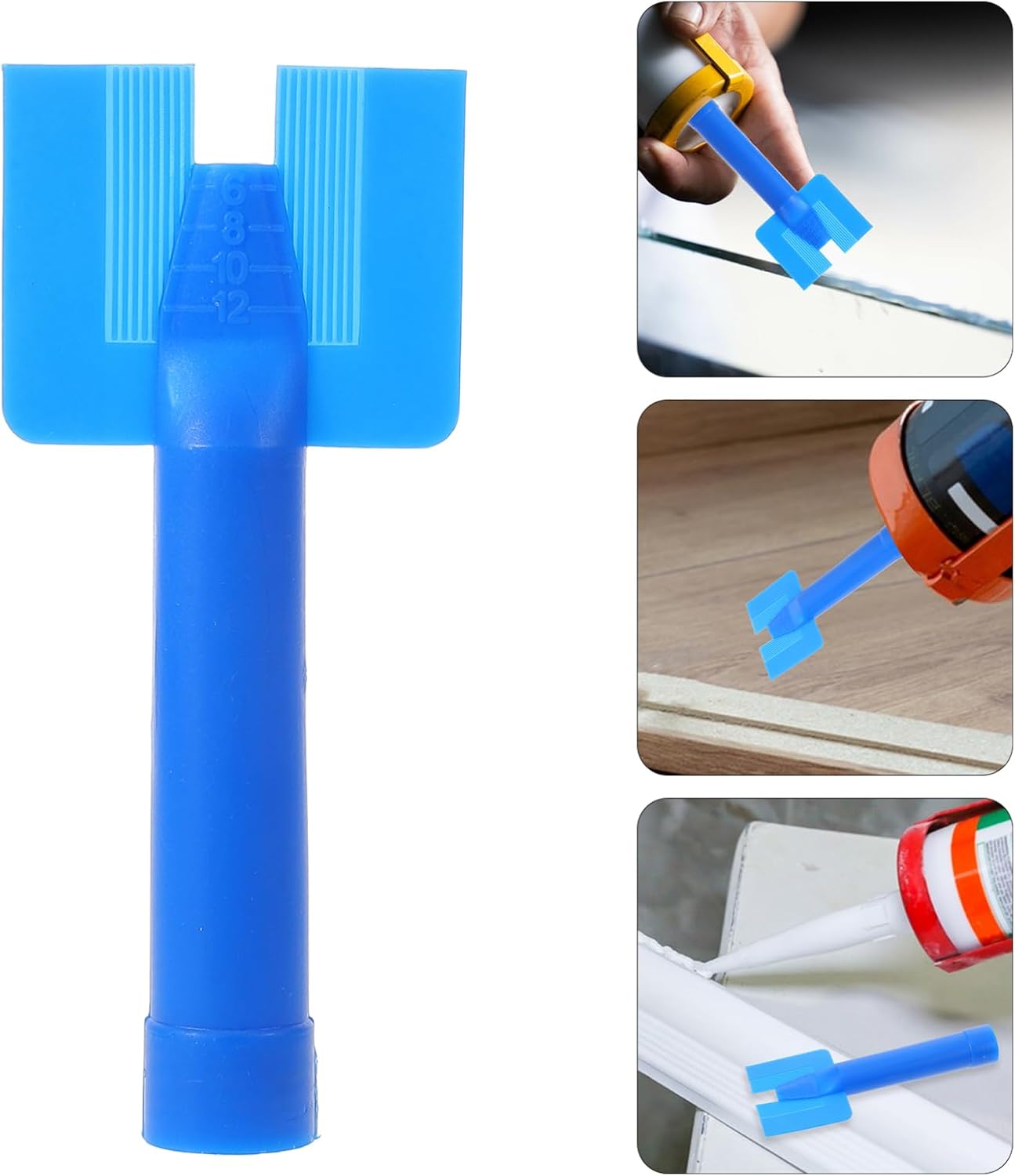 4pcs Caulk Nozzle Pneumatic Tool Automotive Sealant Applicator for User-Friendly Design for Easy Installation Compatible Various Caulking Tools