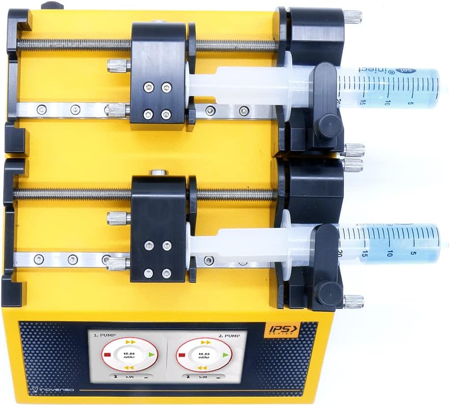 IPS Series Non-Medical Syringe Pump, IPS-14R Syringe Pump, Infuse & Withdrawal, Independent Double Channels for Veterinary & Laboratory
