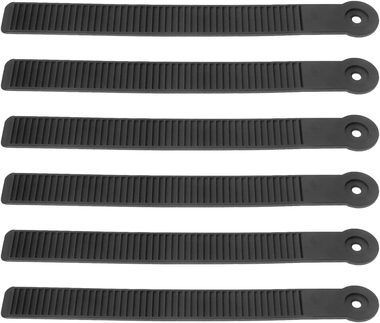 Luxshiny Adjustable Snowboard Binding Strap Secure Fit Binding Fixing Accessory with Ratchet Buckle 6pcs Universal Abs Ladder Strap for Snowboarding and Winter Sports