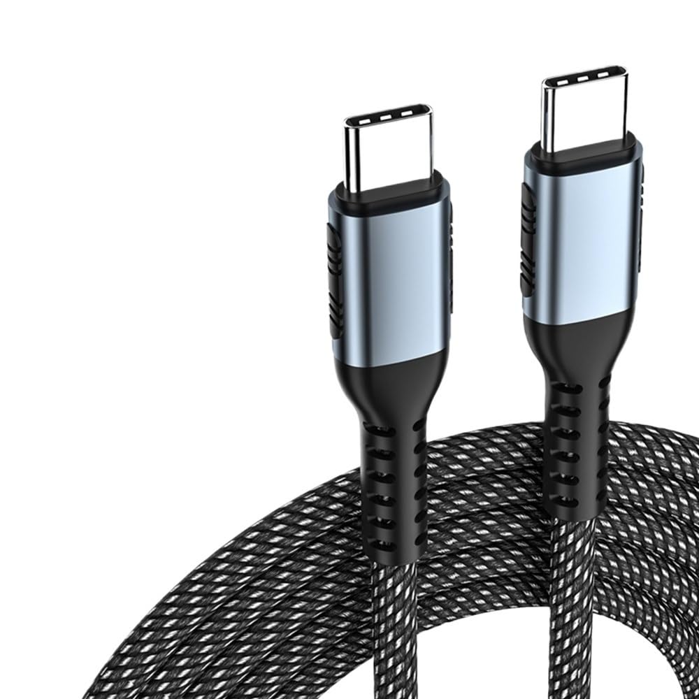 Cable USB C a USB tipo C para Quick Char*/ge 4.0 PD 100W 5A Carga rápida*/ing (rojo 60W, 0.5m)