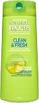 Garnier Fructis Clean & Fresh Fortifying Shampoo for Normal Hair, with Grapefruit, 650ml