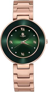 Carlton London Women Juliette Dial Analog Wrist Watch, Stainless Steel Watch, Premium Luxury Quartz Watch, Water Resistant 30M, Casual Formal Gift for Women