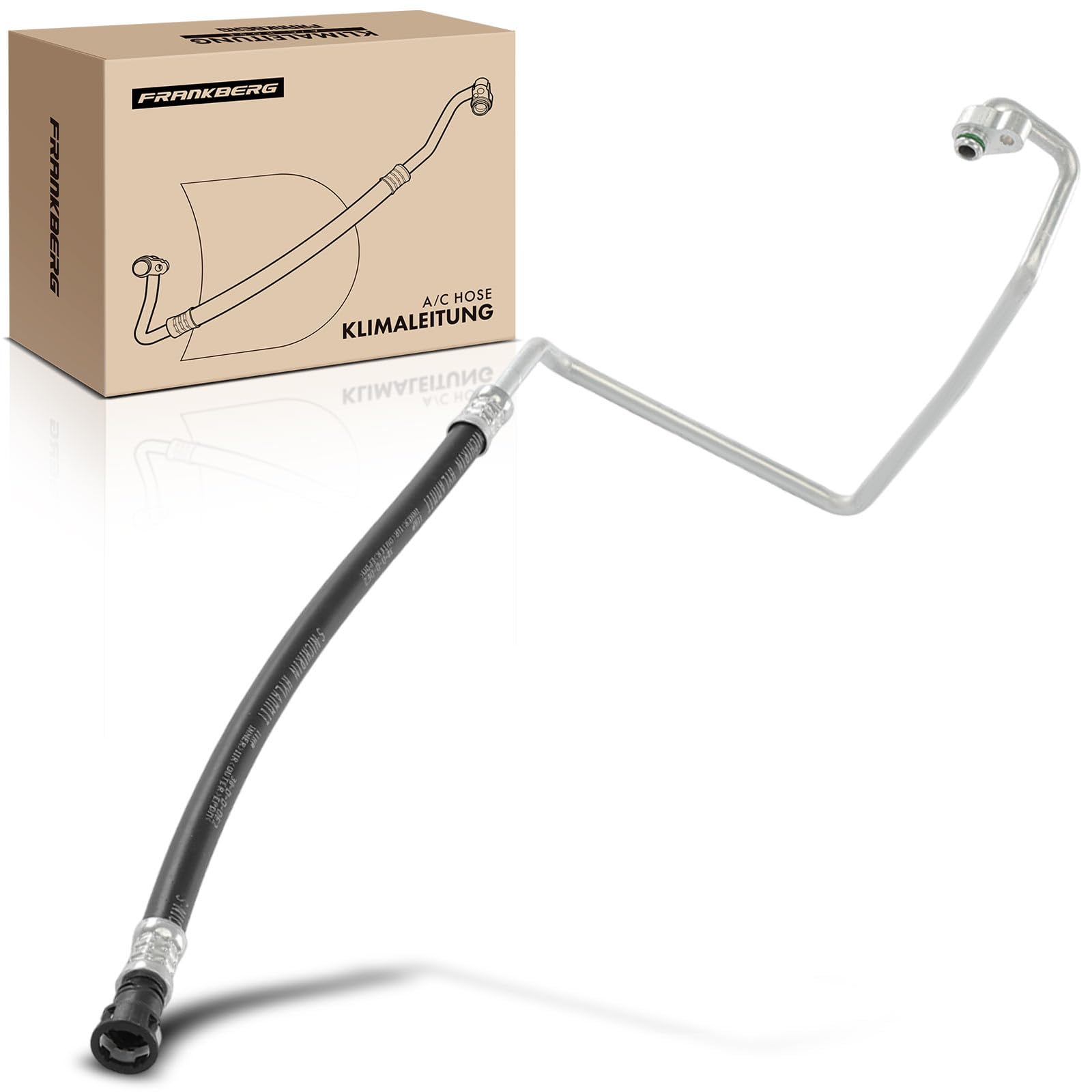 Frankberg Tubo di Carica Refrigerante Tubo per il Clima Compatibile con Grande Punto 199 1.2L 1.4L 2005-2015 Replace# 51751095