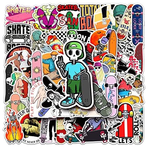 50 Pegatinas de Vinilo de Patín con Grafitis Geniales Cover