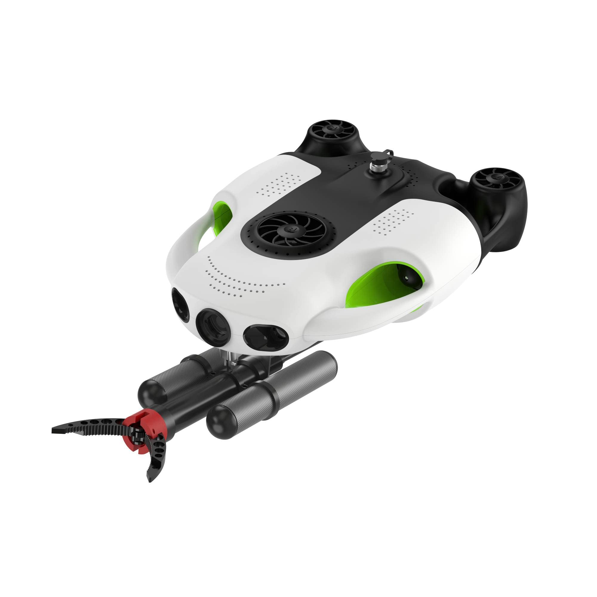 Youcan Robot BW Space Pro Max Underwater Drone with Robotic Arm Claw 4K UHD Camera Remote Control Dive to 330ft Real-Time Viewing Stable Signal RC Submarine,ROV (Tether of 100m Set)