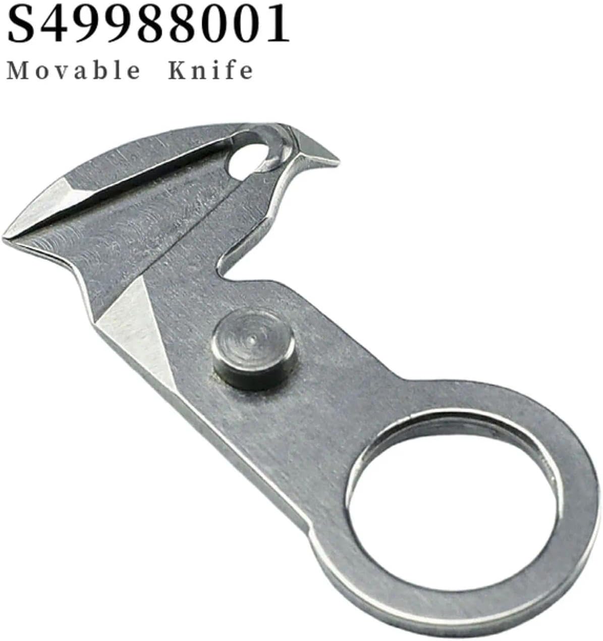 BLOOY S49988001 + S10210201 Movable and Fix Knife for Brother BAS-311F, LK3-B430E, B438E, KE-430C, 436B, 438C Sewing Machine Blade