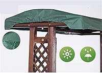 Vista 4 de ZHANGWW Patio asiento porche columpios jardín de madera columpio exterior muebles patio columpio al aire libre silla columpio al aire libre banco