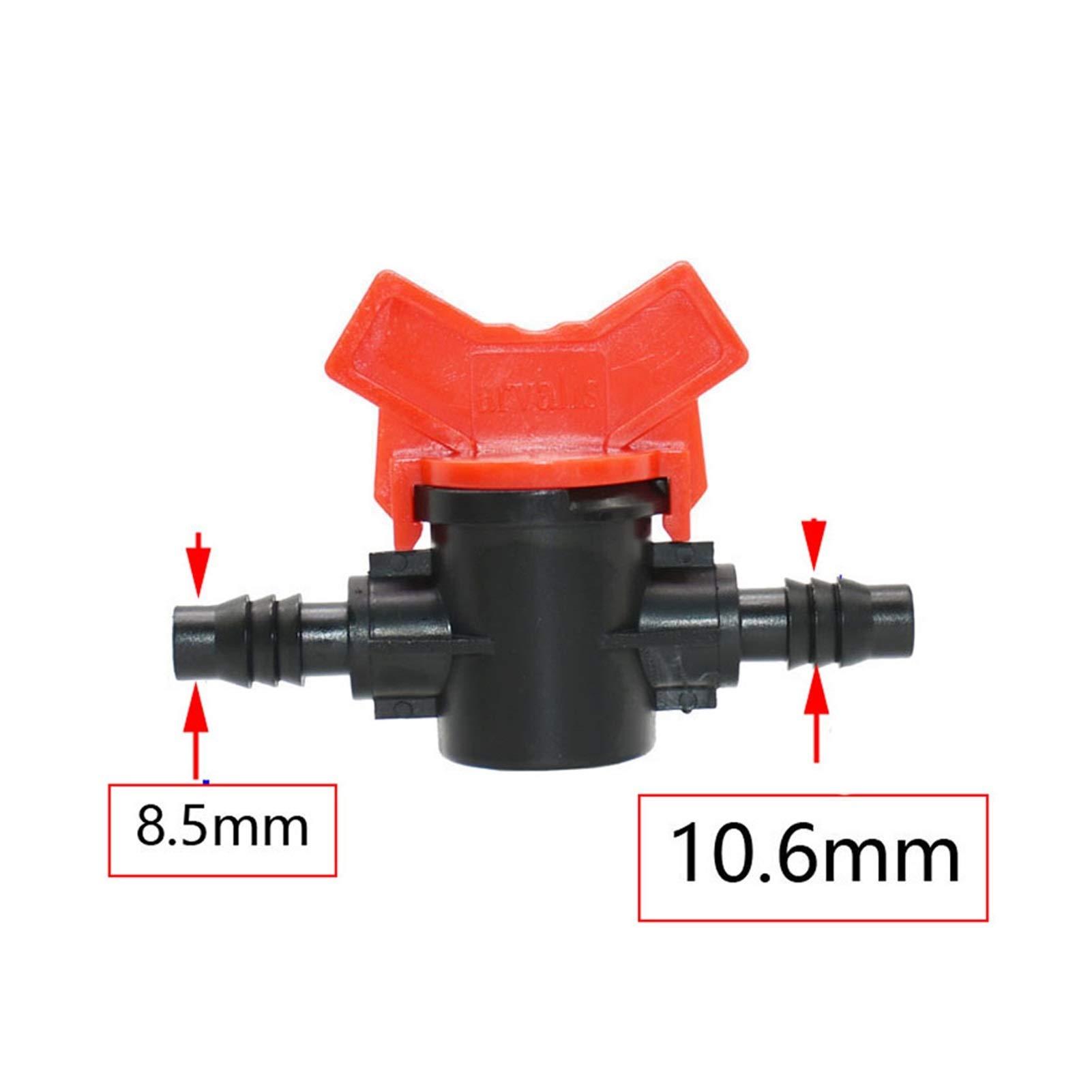 Adaptador de conector de manguera 20 grifos de jardín 4/8/10/12/16/20mm manguera válvula de agua PIERTE PIERTE HOME JARDÍN ORIBUCIDO MICRO RIEGO (Color : 16mm x 3I4)