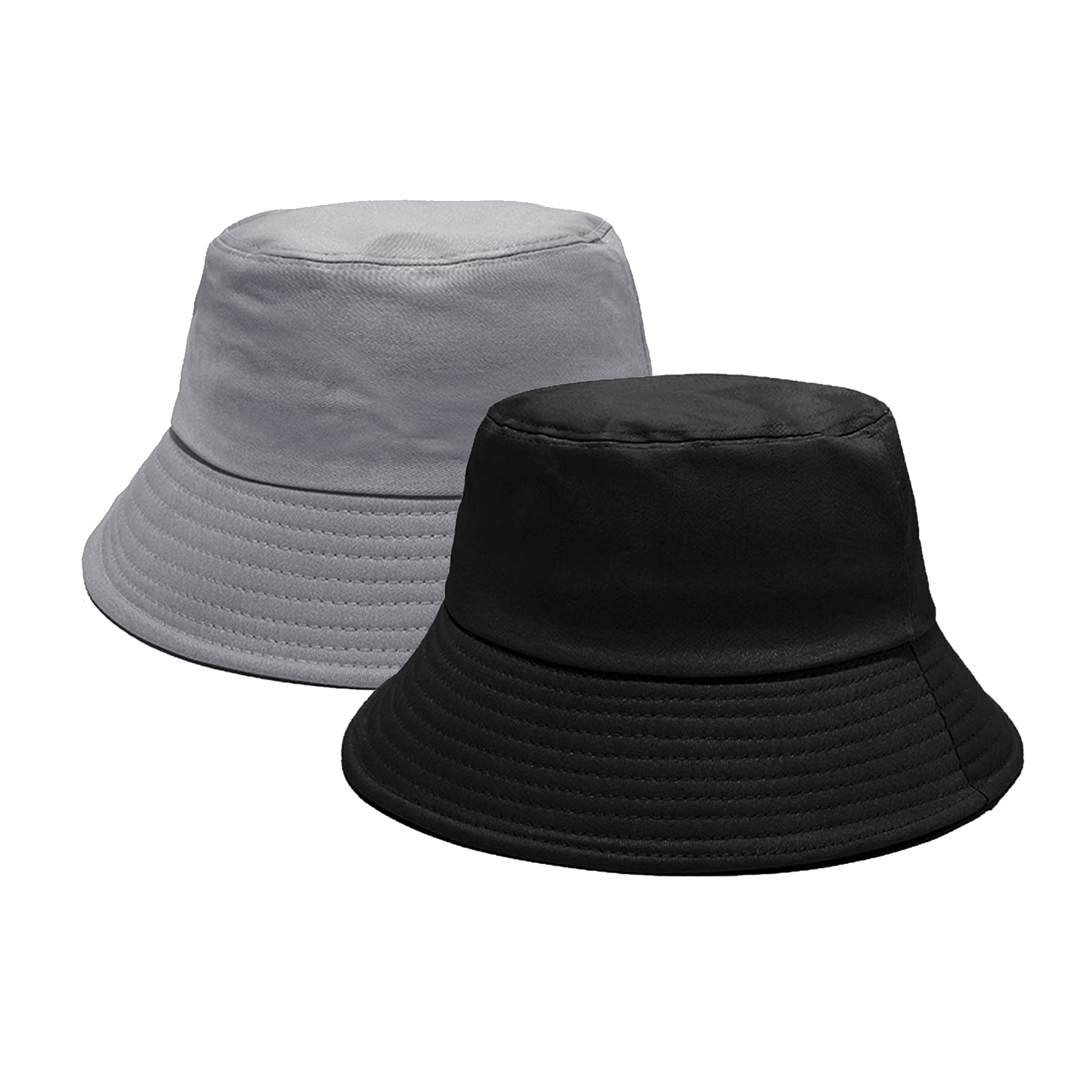 Unisex Bucket Hat 2 Pack Sun Protection Summer Beach Fishing Hat 2 Pack Unisex Bucket Hat for Women Men Summer Beach Fishing  main image 4