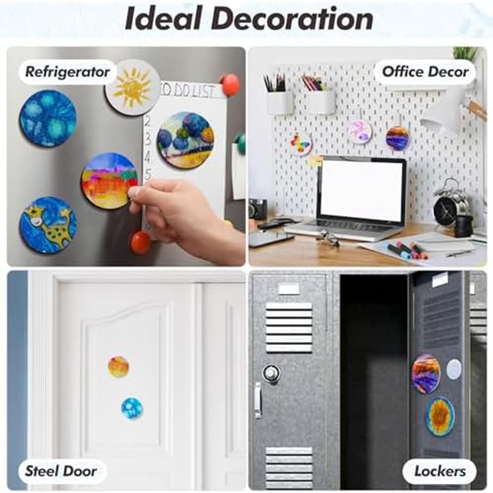 Cosmin Toile de peinture magnétique pour peinture sur carreaux magnétiques, art, réfrigérateur, armoire de rangement, art, peinture, bricolage, kit de bricolage, facile à utiliser