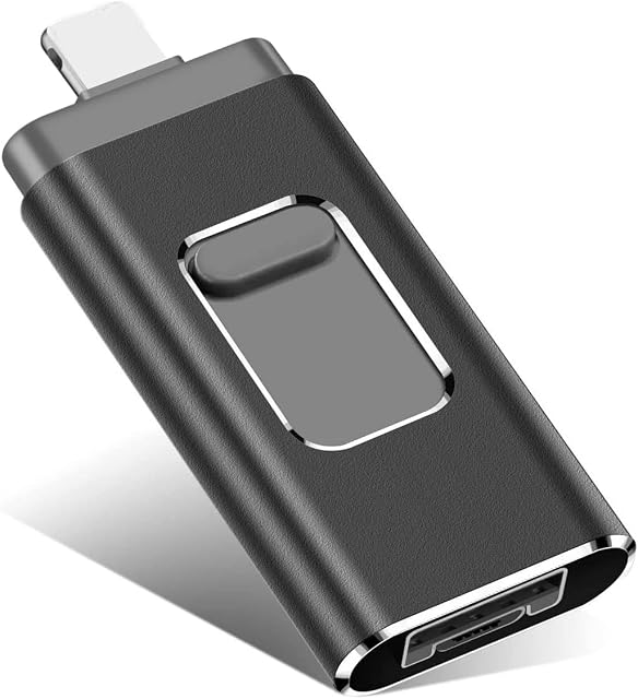 SUKEA USB Flash Drive 64GB External Memory Stick USB Flash Drive for iPhone iPad Photo Storage Suitable for All Computer Models Mobile Phones Tablets