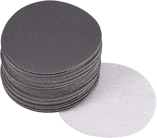 TA-VIGOR 30Pcs 75mm Wet and Dry Sanding Discs, 600 Grit 3 Inch Hook and Loop Sandpaper Electrostatic Sand Planting Silicon Carbide Sanding Discs