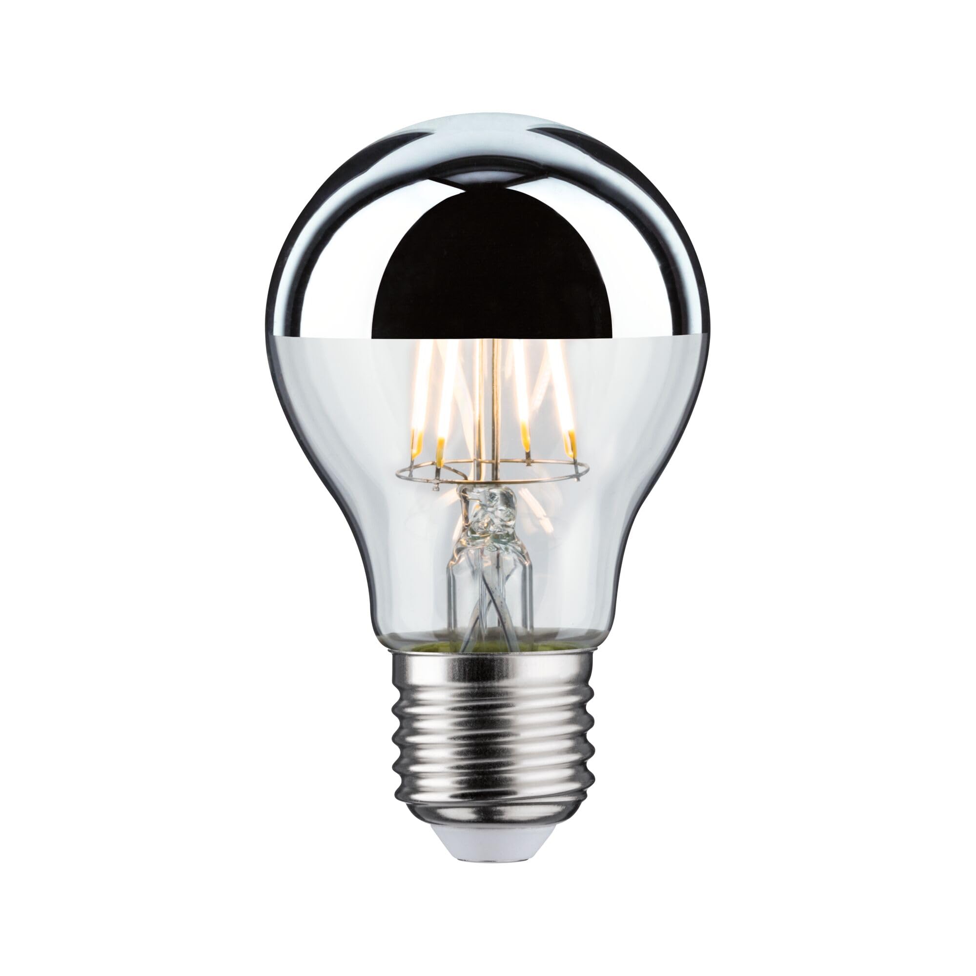 Paulmann 28670 LED lamp Filament GL 6.5 watts lamp Crown Mirror Silver 2700 K Warm White E27