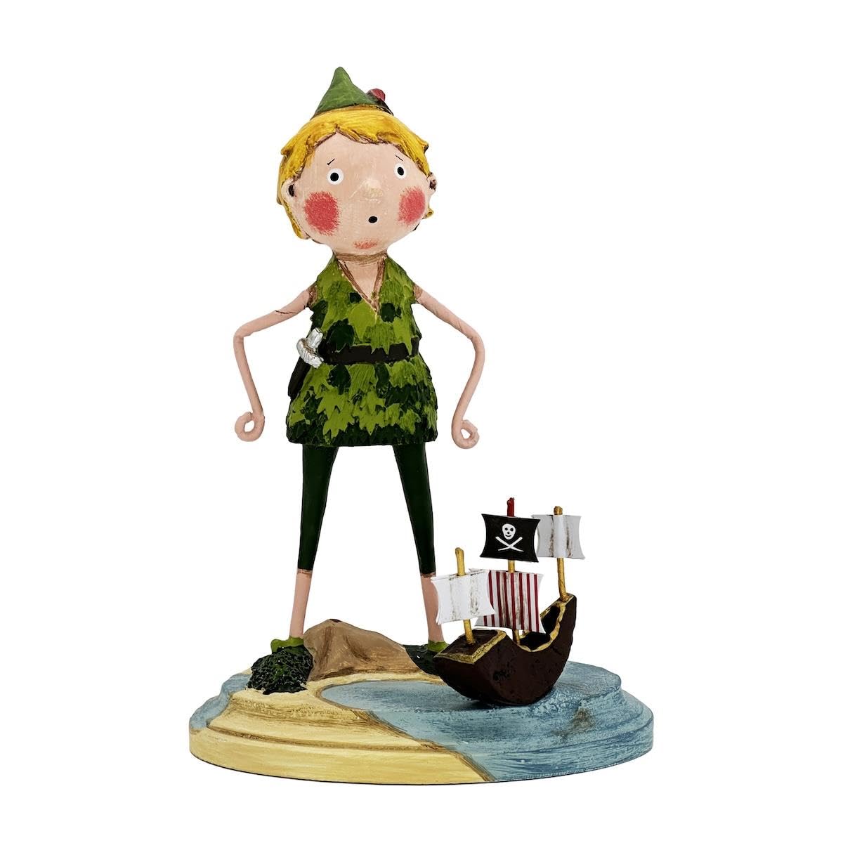 Lori Mitchell 15512 Peter Pan Storybook Figurine 7.5"