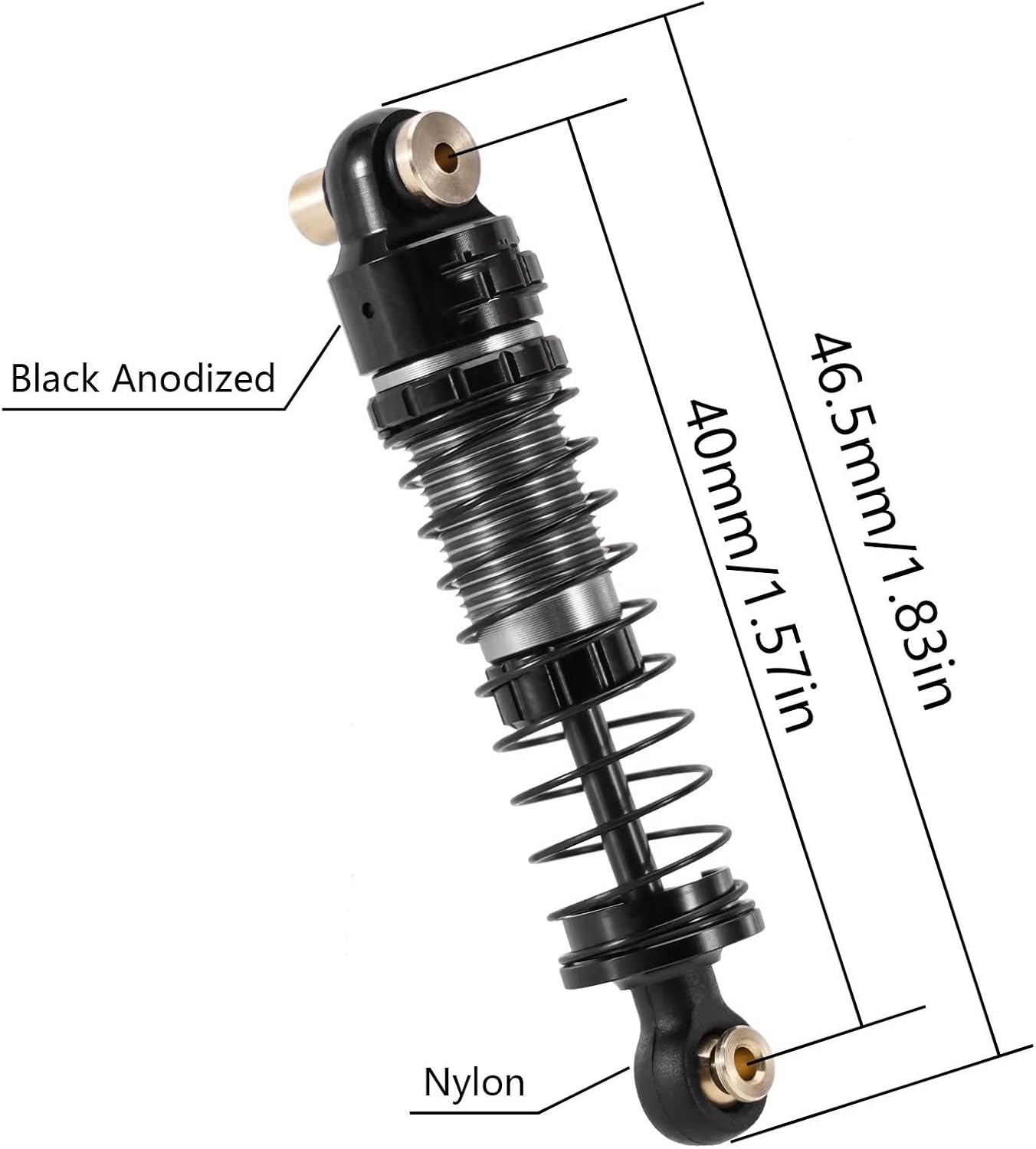 RCカーショック Compatible With Axial For SCX24 For FMS FCX24M 1/24 RCクロー
