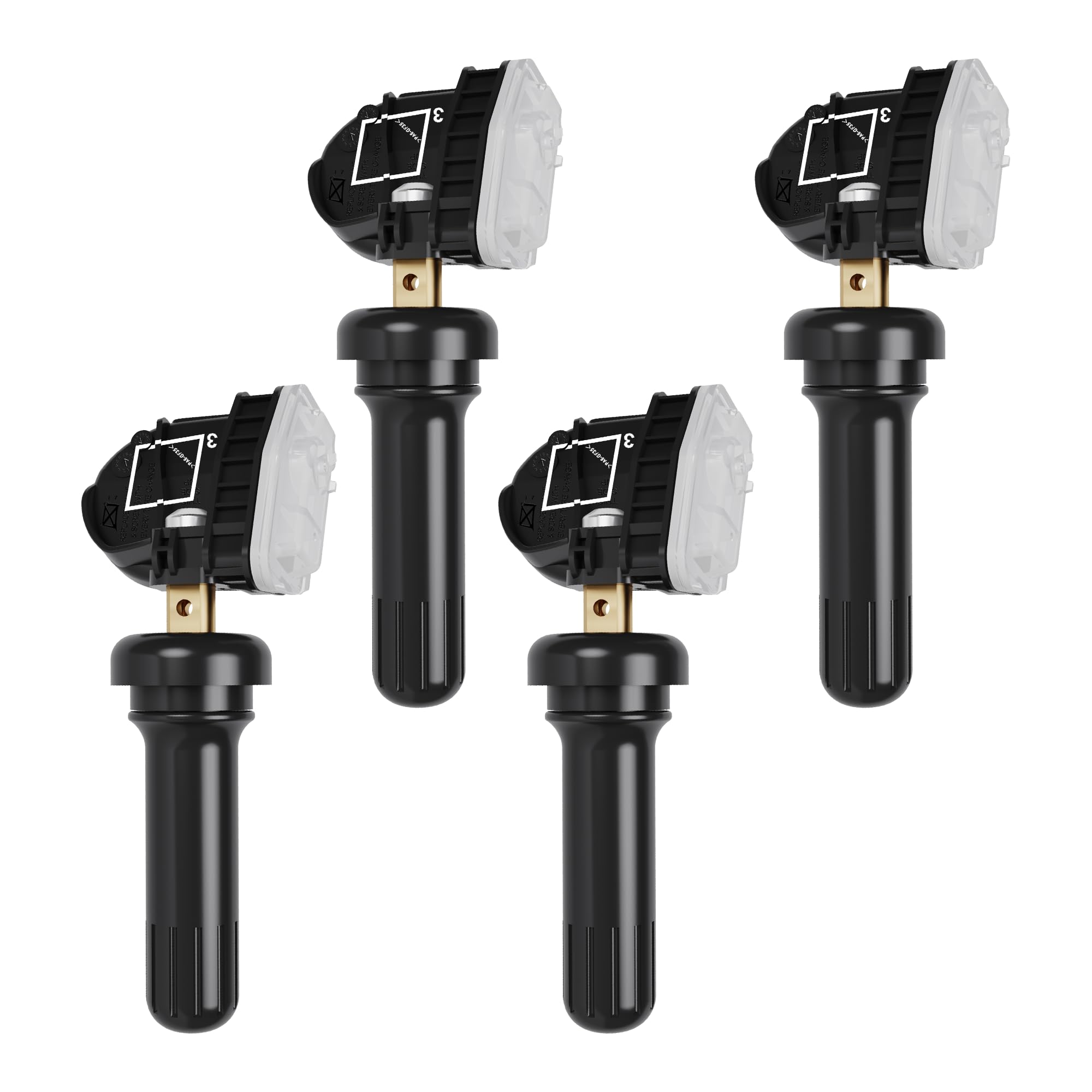 Jsueng TPMS Sensor GM, Tire Pressure Monitoring System Sensor Compatible with Buick Chevy Silverado Cadillac GMC 315mhz Replaces#13598772,13586335,13598771 13581558 4-Pack